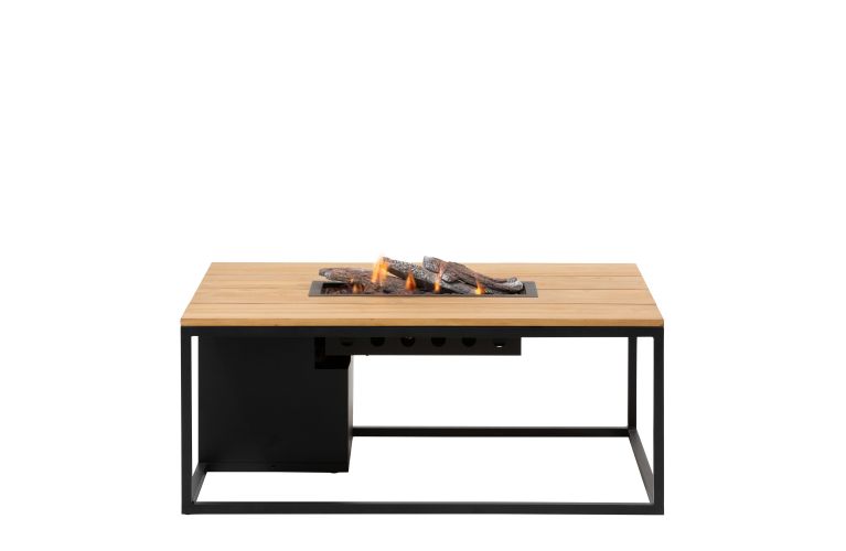 Cosi Loft 120 black alu - teak top