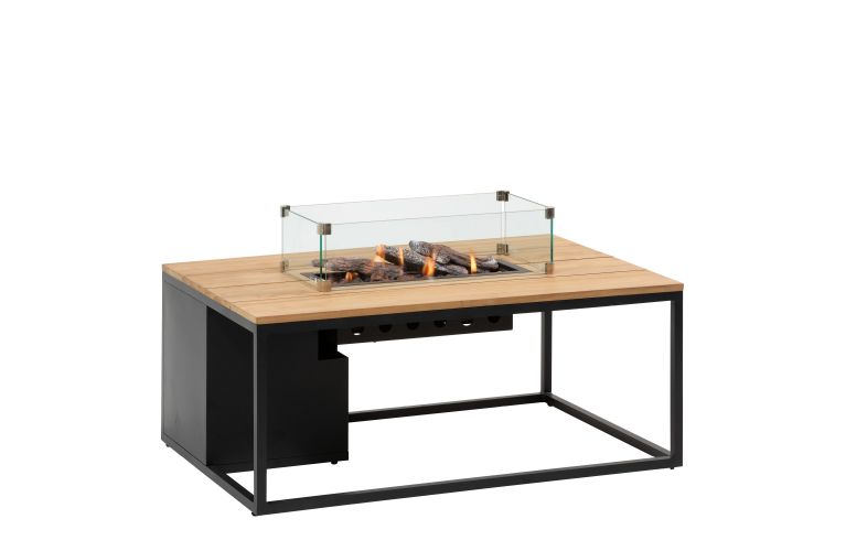 Cosi Loft 120 black alu - teak top - afbeelding 2