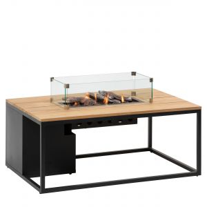 Cosi Loft 120 black alu - teak top - afbeelding 2