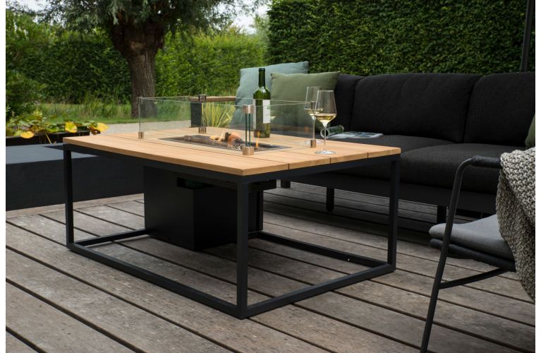 Cosi Loft 120 black alu - teak top - afbeelding 3