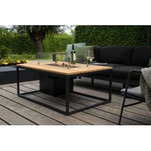 Cosi Loft 120 black alu - teak top - afbeelding 3