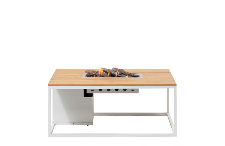 Cosi Loft 120 white alu - teak top - afbeelding 1