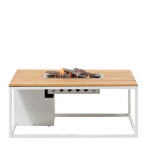 Cosi Loft 120 white alu - teak top - afbeelding 1