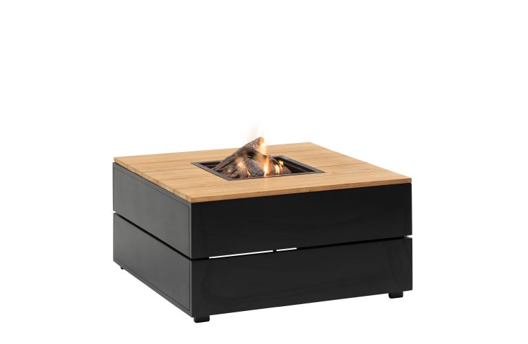 Cosi Pure 100 black frame / teak top - afbeelding 1