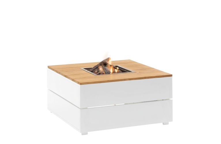 Cosi Pure 100 white frame / teak top - afbeelding 1