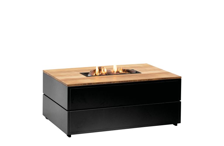 Cosi Pure 120 black frame / teak top - afbeelding 1