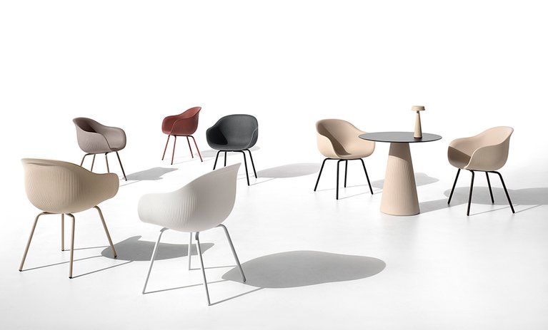 Fade dining chair t9  Argilla clay design - afbeelding 3