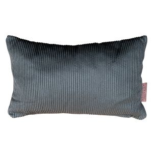 Kmct all weather sierkussen Rib antraciet 50x30cm