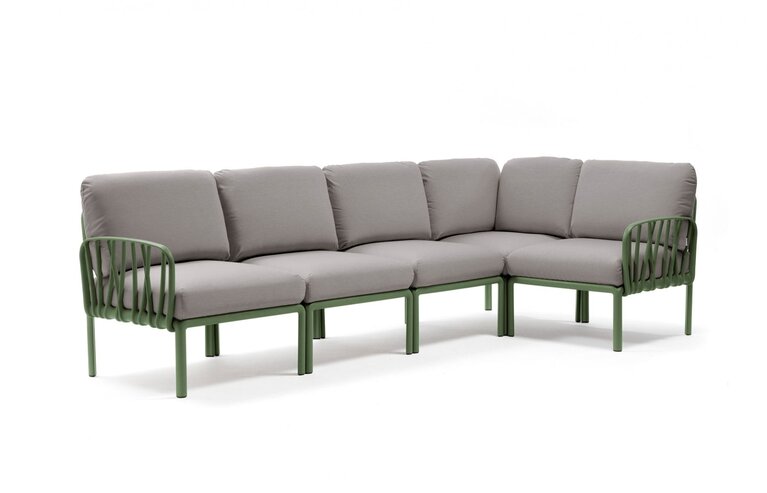 Nardi Komodo 5 modulaire loungeset agave grigio - afbeelding 1
