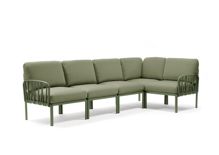 Komodo 5 loungeset agave frame kussneset Giungla