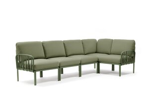 Komodo 5 loungeset agave frame kussneset Giungla