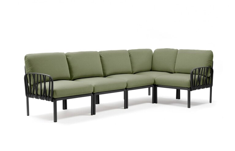 Komodo 5 loungeset antraciet