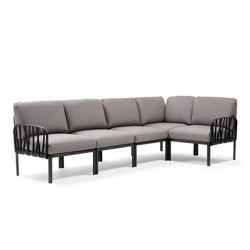 Komodo 5 loungeset antraciet