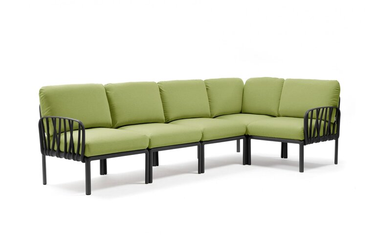 Komodo 5 loungeset antraciet frame