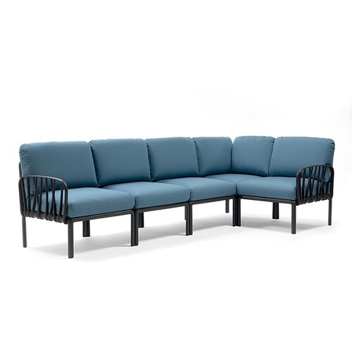 Komodo 5 loungeset antraciet frame