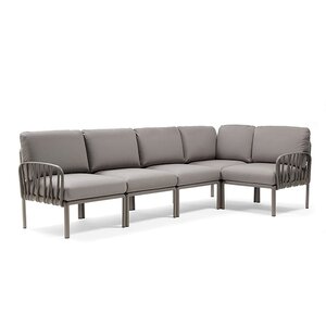 Nardi komodo 5 loungeset modulair tortora grigio kussenset