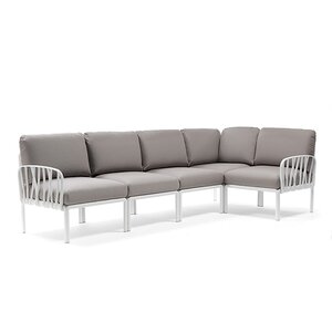Komodo 5 loungeset wit frame ( 8 kleuren kussensets )