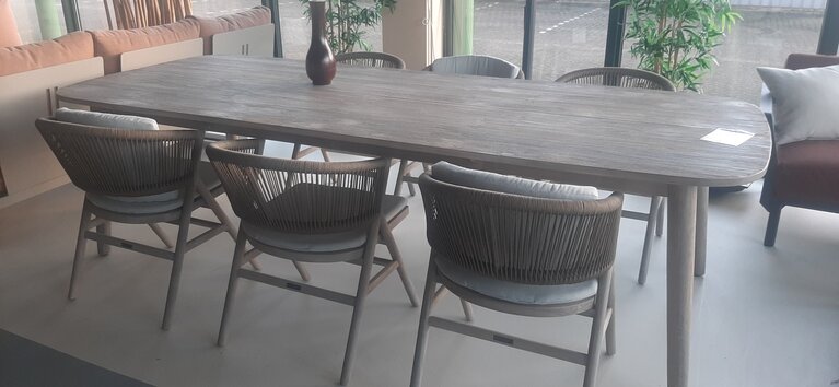 Max & Luuk Alice 40% korting 7-delige dining set showroomverlater