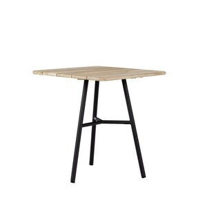 Max & Luuk Arda tafel 70x70cm moss frame - teak top aged - afbeelding 3