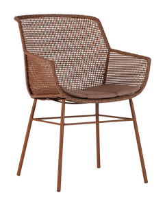 Max & Luuk Daley dining tuinstoel fibre brick op=op - afbeelding 1