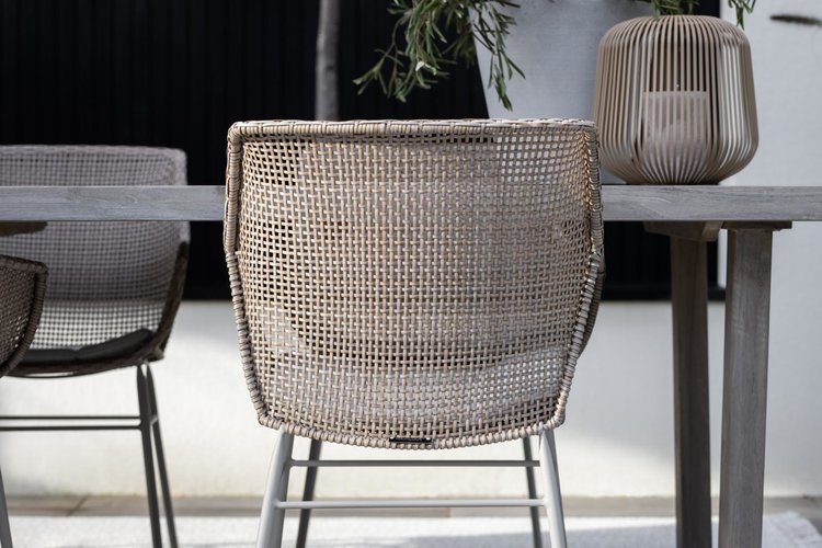 Max & Luuk Daley dining tuinstoel fibre linen Laatste stoel - afbeelding 4