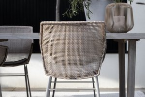 Max & Luuk Daley dining tuinstoel fibre linen Laatste stoel - afbeelding 4