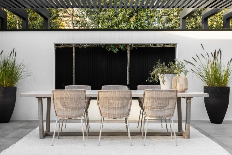 Max & Luuk Daley dining tuinstoel fibre linen Laatste stoel - afbeelding 5