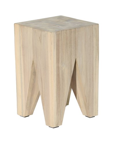 Max & Luuk Fender side table aged teak