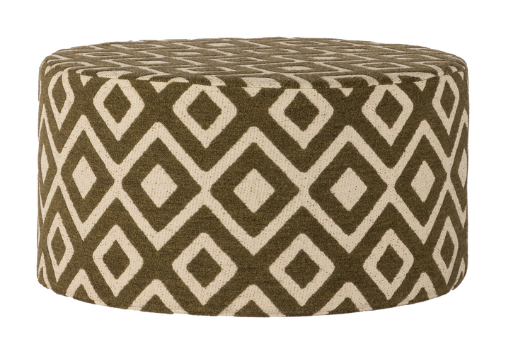 Max & Luuk Ian poef green 80cm all weather