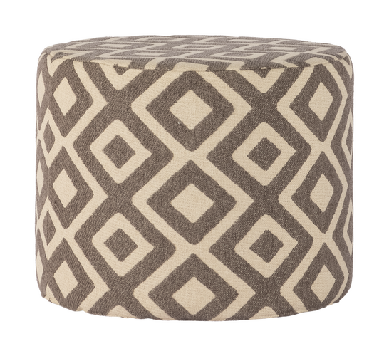 Max & Luuk Ian poef grey 60cm all weather