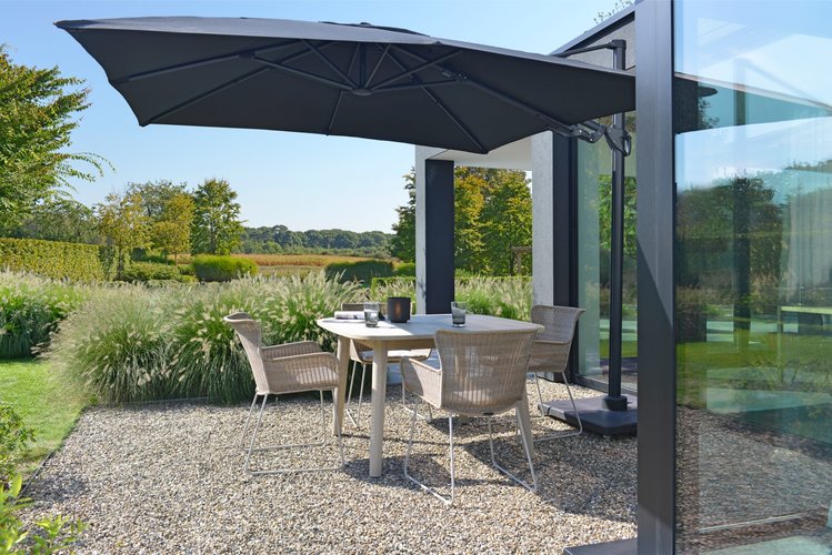 Max & Luuk Iris dining tuinstoel coal incl. zitkussen - afbeelding 3