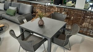 Max & Luuk Iris - Trespa 90x90 hpl  5-delige dining set showroomverlater - afbeelding 1