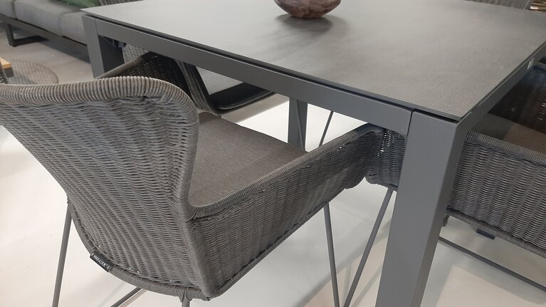 Max & Luuk Iris - Trespa 90x90 hpl  5-delige dining set showroomverlater - afbeelding 2