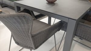 Max & Luuk Iris - Trespa 90x90 hpl  5-delige dining set showroomverlater - afbeelding 2