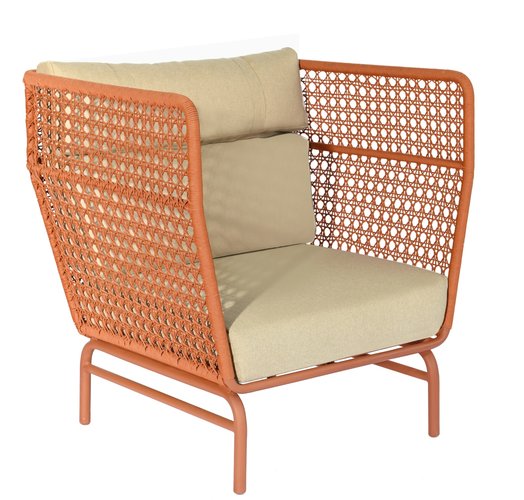 Max & Luuk Jane loungechair coral - afbeelding 1