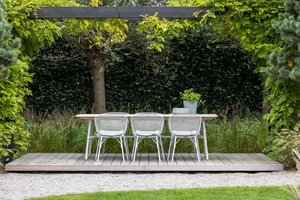 Max & Luuk Kelvin dining tuinstoel fibre stone - afbeelding 3