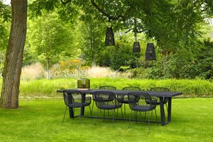 Max & Luuk Lauren dining tuintafel charcoal 300x110cm  - afbeelding 2