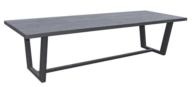 Max & Luuk Lauren dining tuintafel charcoal 300x110cm  - afbeelding 1