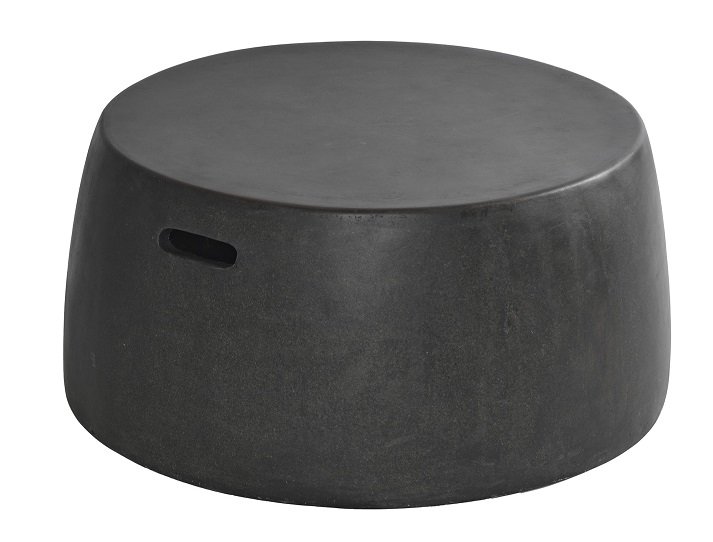 Max & Luuk Nick coffeetable graphite fiberglass 75cm - afbeelding 1