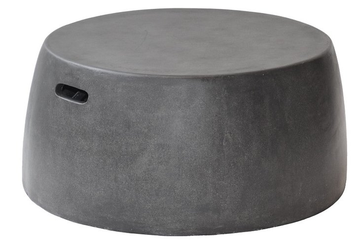 Max & Luuk Nick coffeetable lava fiberglass 75cm