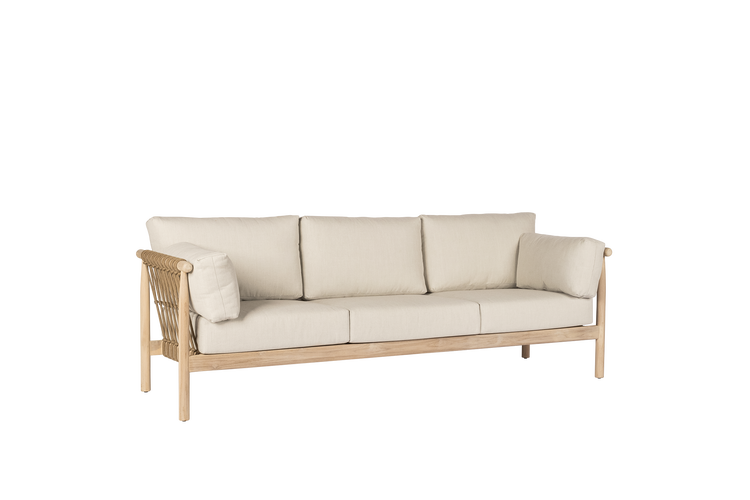 Max & Luuk Rik sofa aged teak - rope - afbeelding 1