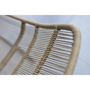 Max & Luuk Stef dining chair natural rope incl. zitkussen - afbeelding 2
