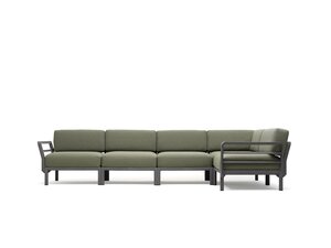 Maximo 5 loungeset basalto frame kussenset Timo sunbrella