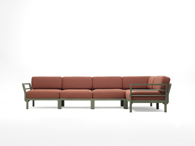 Maximo 5 loungeset cactus frame kussenset Canella sunbrella