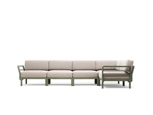 Maximo 5 loungeset cactus frame kussenset Perla sunbrella