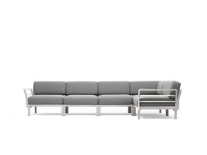 Maximo 5 loungeset gesso frame kussenset Lava sunbrella