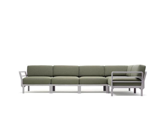 Maximo 5 loungeset gesso frame kussenset Timo sunbrella