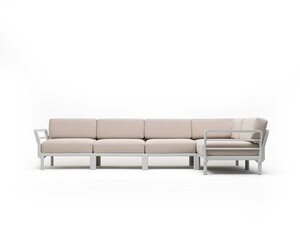 Nardi Maximo 5 loungeset modulair gesso - kussenset perla sunbrella