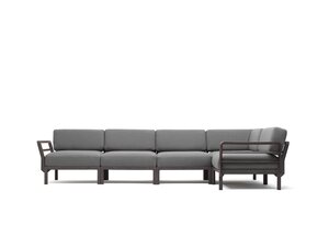 Maximo 5 loungeset terra frame kussenset Lava sunbrella