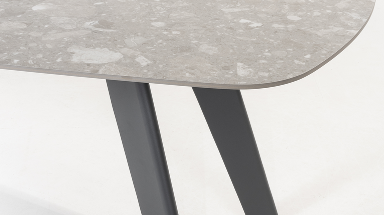 Montana dining tuintafel 240x103cm keramiek terrazzo laatste nieuw in doos - afbeelding 3